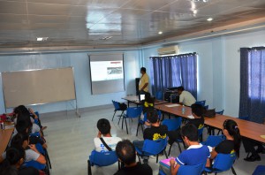 Pollution Control Officer, Engr. Randy Rala gives lecture on water treatment process