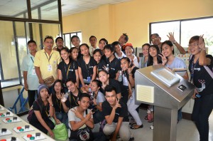 The Students at the Water Treatment Plant Control 