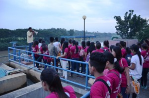 Filamer Christian University Tourism Students visited the MRWD Water Treatment Plant